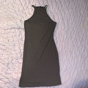 Olive green Body-con Dress